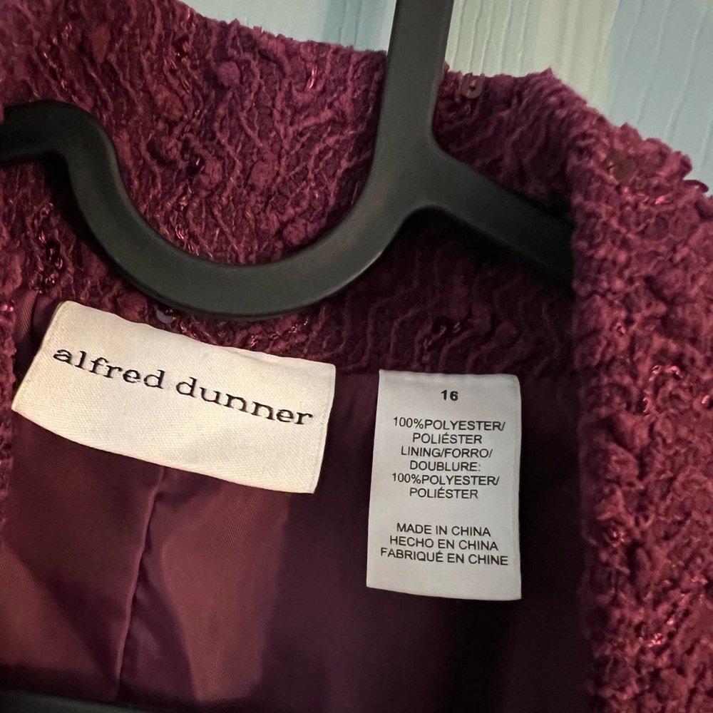 Alfred Dunner Sequence Light Jacket. - image 3